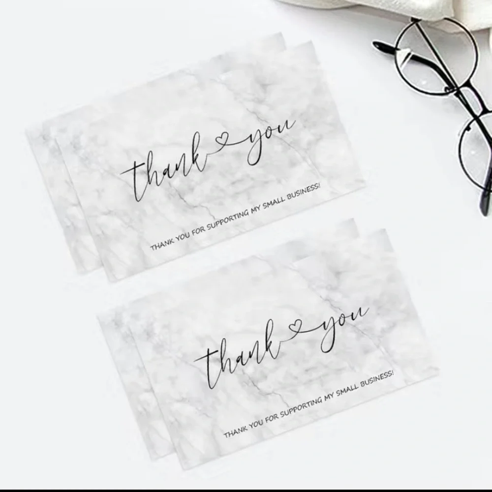 50 pieces thank you cards‎